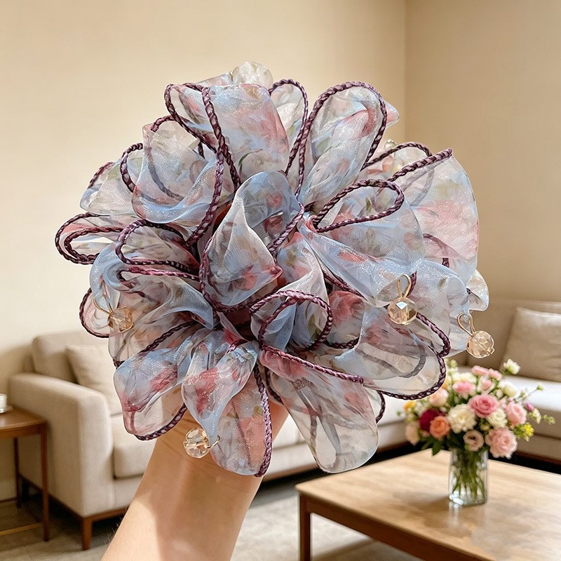 Korean Student Lifestyle - Korean-style Hair Tie Fashionable Pearlescent Large