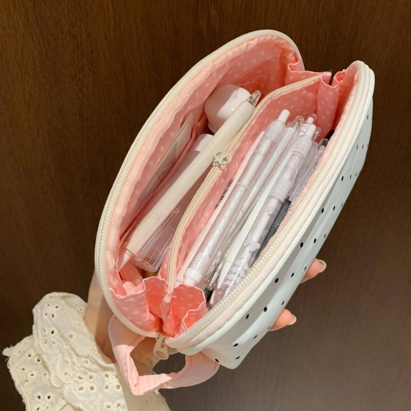 Korean Skincare Routine - Korean Style Girl Makeup Bag Dot