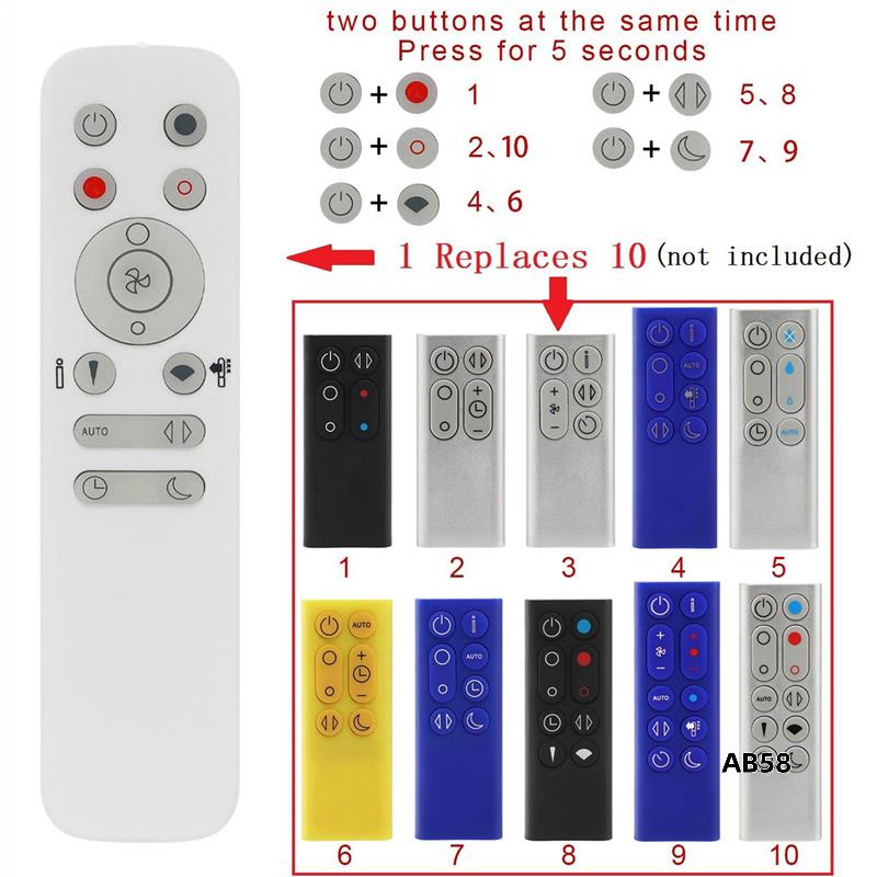 2X 10 In 1 Remote Control For  - Dyson Fan Am07 评论和价格