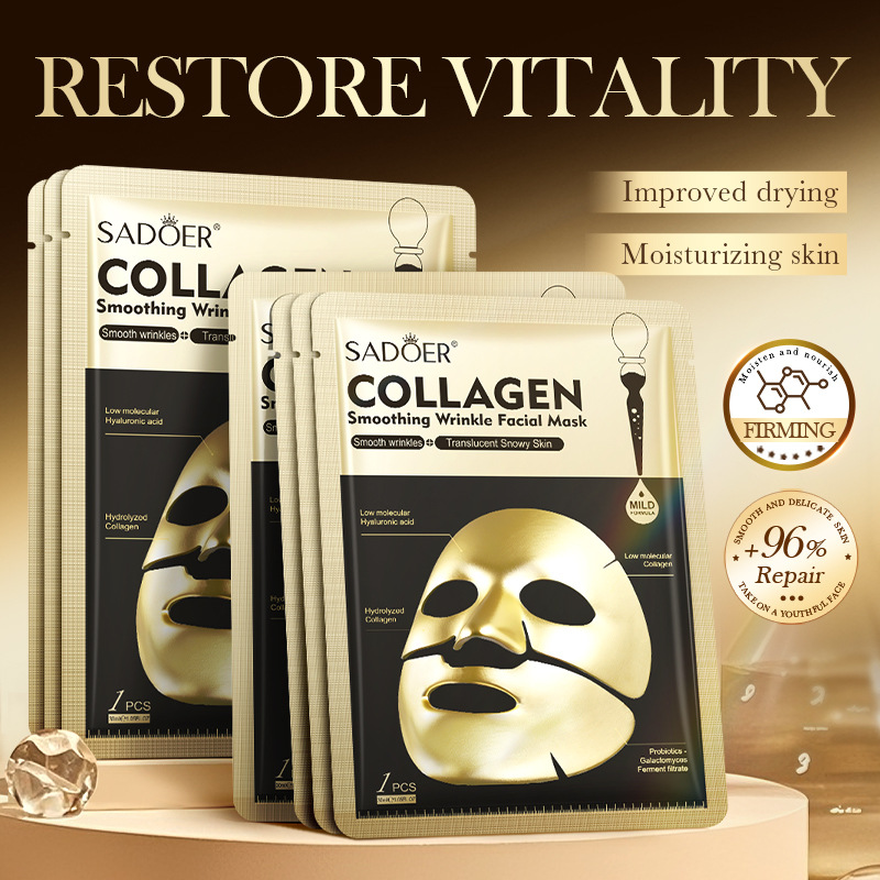 SADOER Golden Collagen Facial  - Sheet Mask Collagen 评论和价格