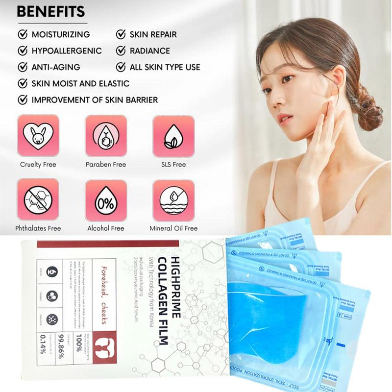 3pcs Soluble Collagen Face Mas - Sheet Mask Collagen 评论和价格
