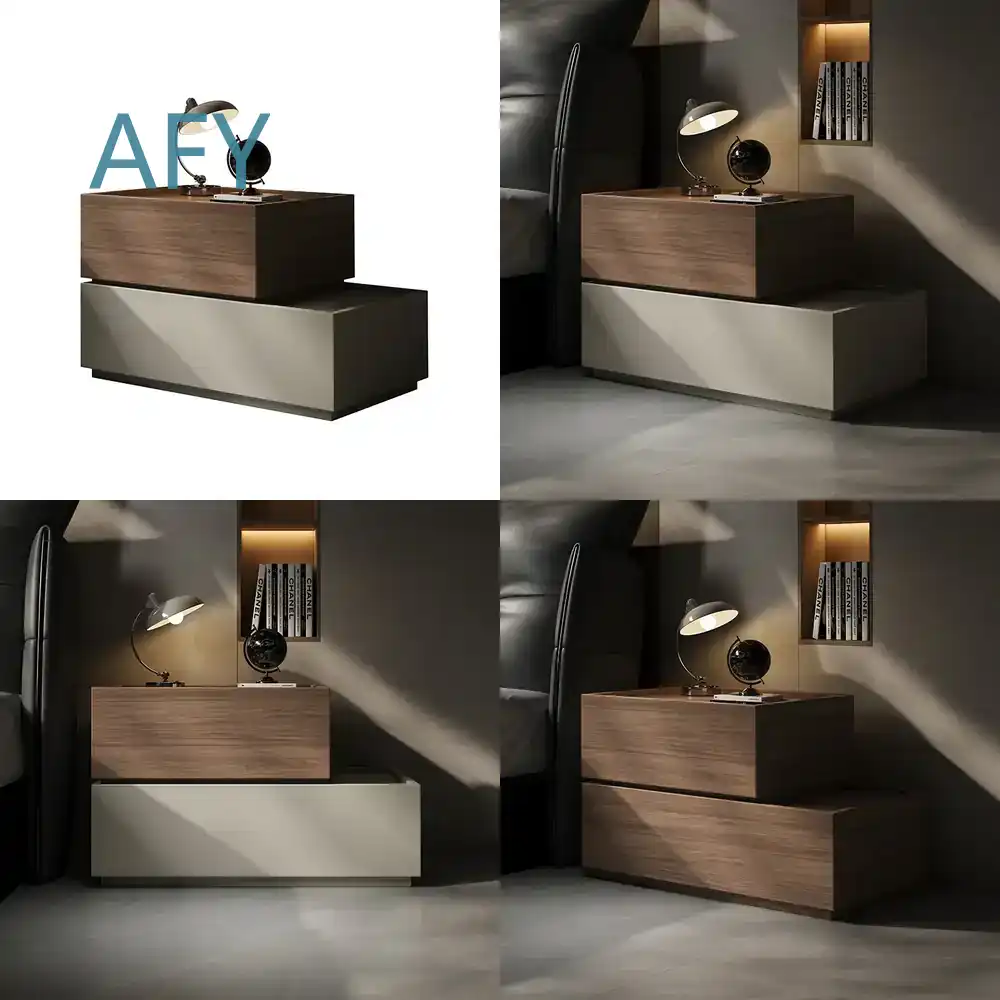 Creative Solid Wood Bedside Ta - Muji Home Storage 评论和价格