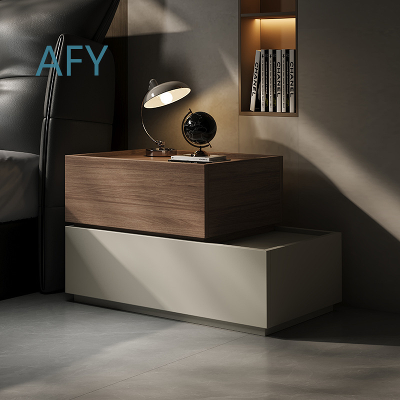 Creative Solid Wood Bedside Ta - Muji Home Storage 评论和价格