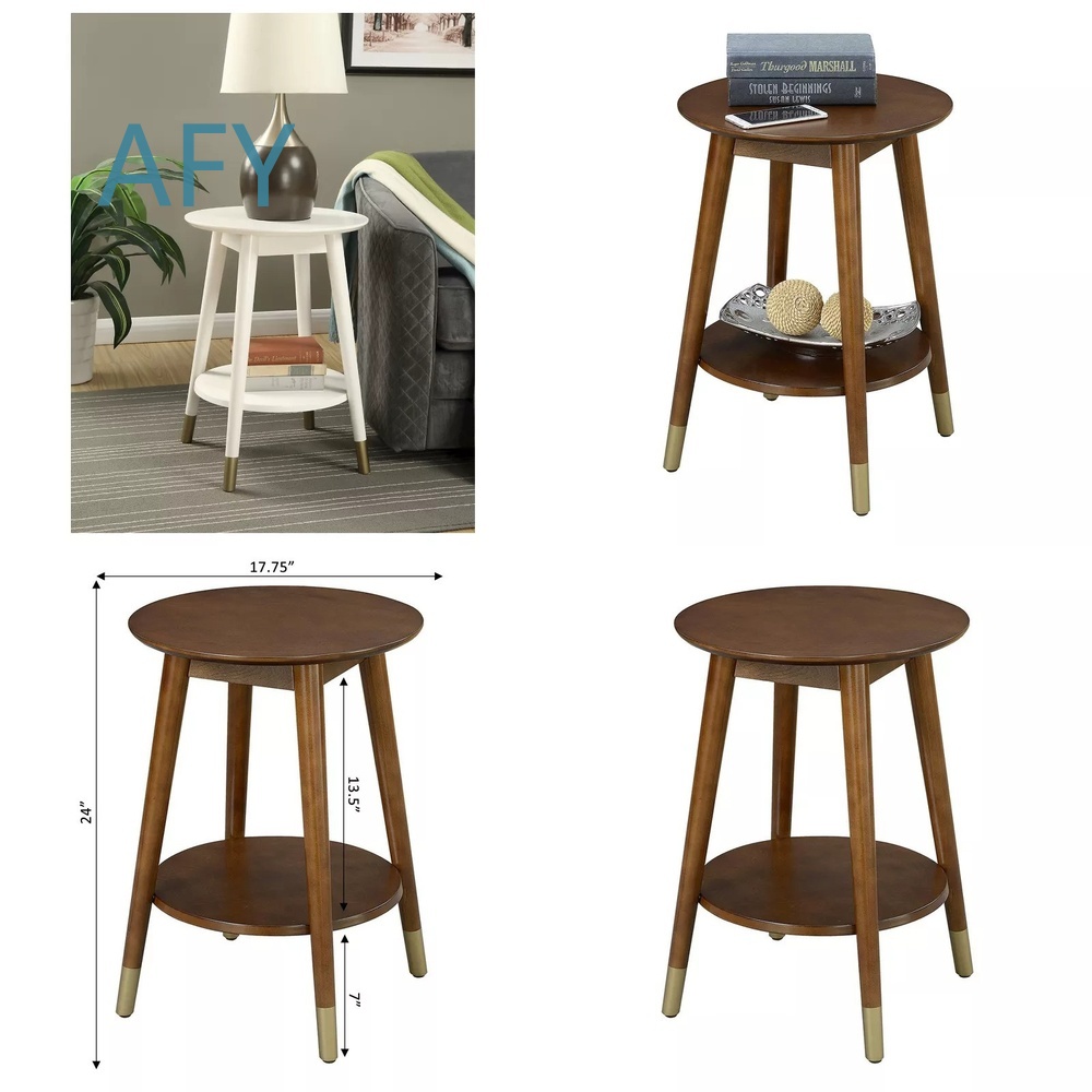 Wooden Side Table with Bottom  - Muji Home Storage 评论和价格