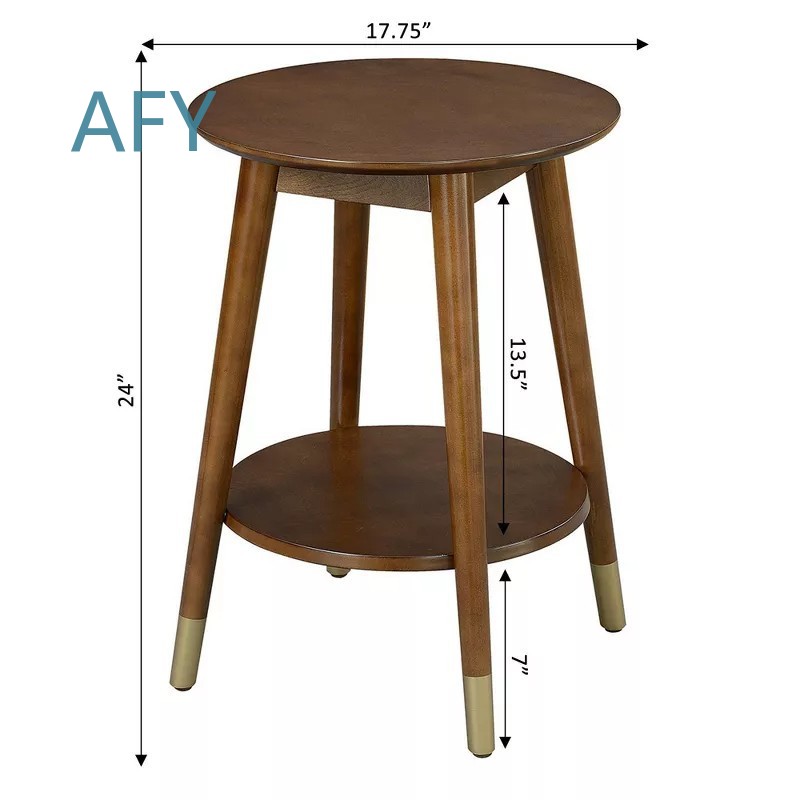 Wooden Side Table with Bottom  - Muji Home Storage 评论和价格