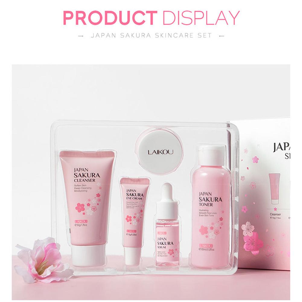 5/3pcs/Set Sakura Skin Care Se - Korean Skincare Routine 评论和价格