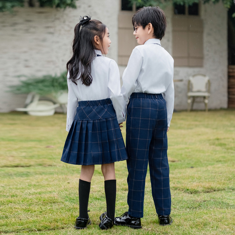 Kids British Plaid Vest Shirt  - Korean Lifestyle 评论和价格