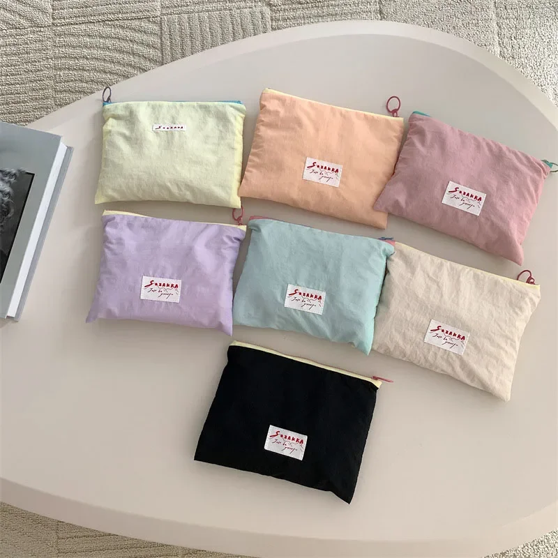 Solid Colour Makeup Bags Korea - Korean Skincare Routine 评论和价格