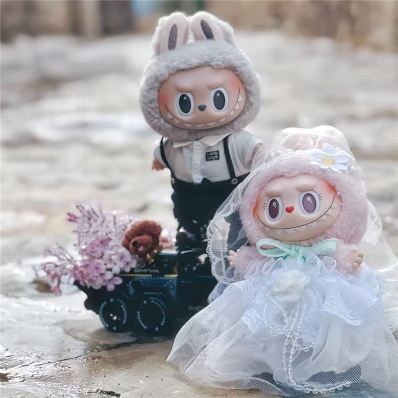 15 17cm For Labubu Doll Korean - Korean Lifestyle Items 评论和价格