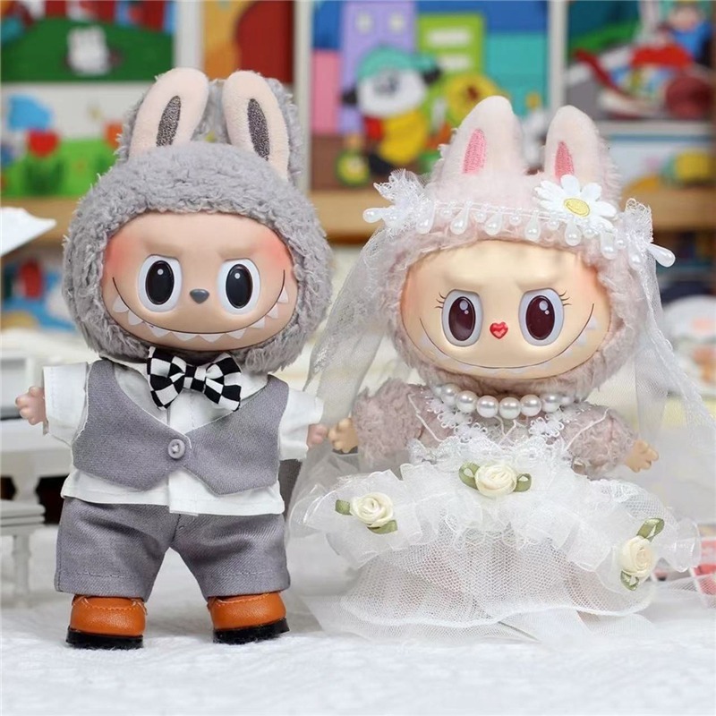 15 17cm For Labubu Doll Korean - Korean Lifestyle Items 评论和价格