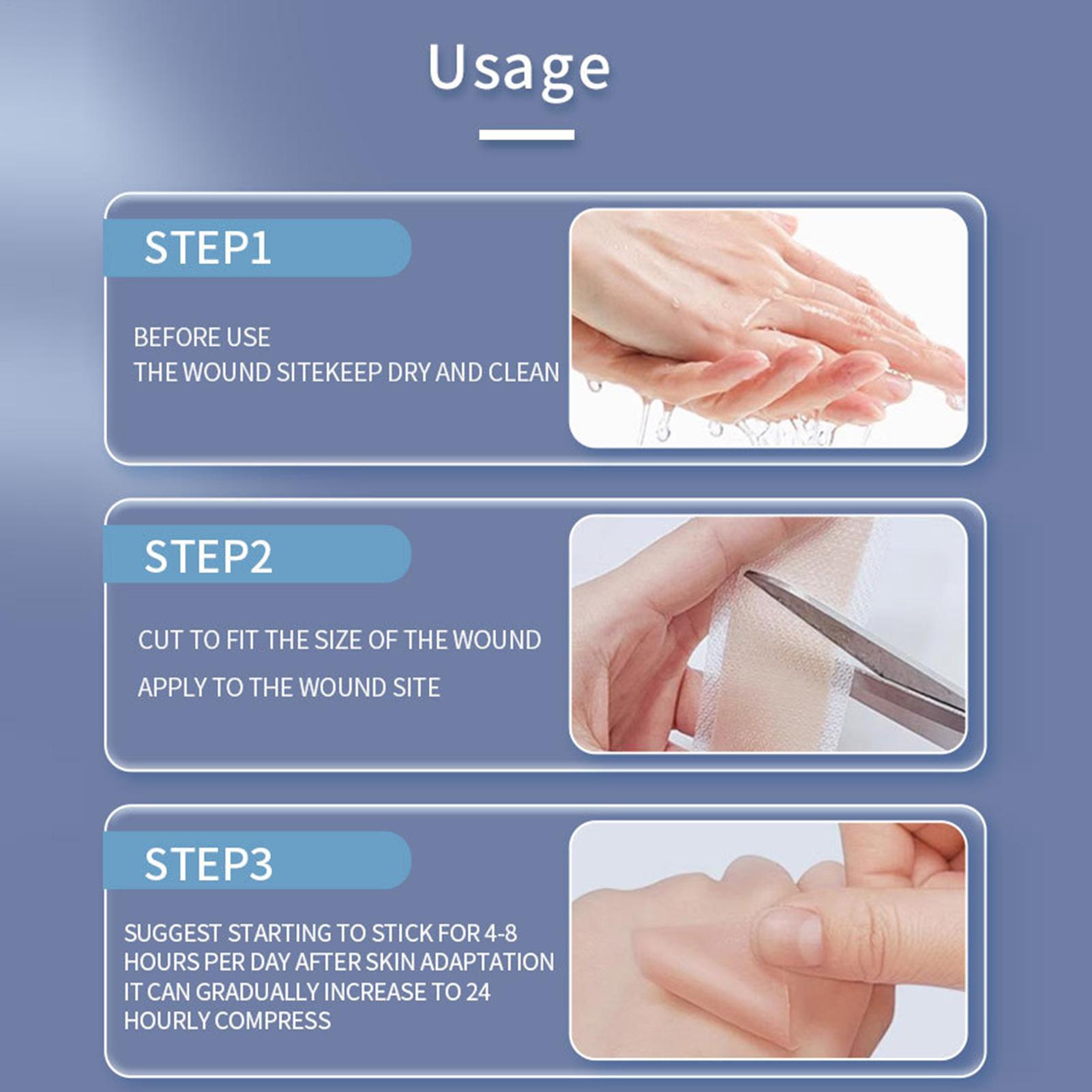 1 Roll Silicone Scar Sheets 4c - Sheet Mask Collagen 评论和价格
